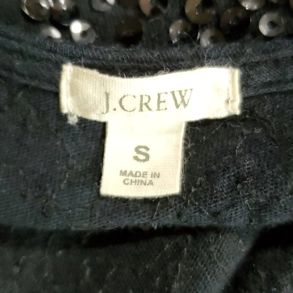 J. CREW SEQUINED SLEEVELESS TOP